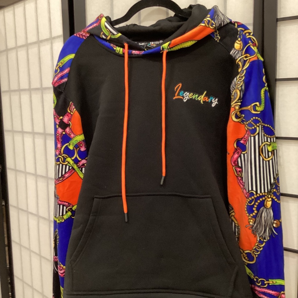 Legendary Hoodie Black/ Neon